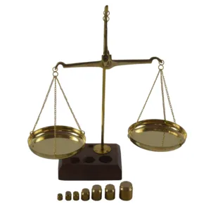 Antique Decoration Brass Nautical Balance Scale Premium Quality brass Grams weighting scales nautical Brass Justice Scales