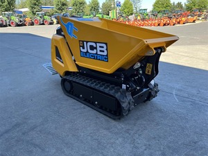 JCB Electric Mini Loader HTD-5E <b>Track</b> <b>Dumper</b> Yellow With Blue Plug Logo - Product Image 3