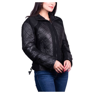 Chaqueta de cuero genuino para mujer, chaqueta de cuero de lujo para motorista, personalizada, nueva moda, Otoño, 2022 - Product Image 1