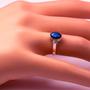 Anillo Bohemio de Plata de Ley 925 con Labradorita, Hecho a Mano, Estilo Vintage, Minimalista, con Perla de Agua Dulce en Bisel, Regalo - Product Image 2