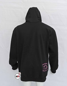 เสื้อฮู้ดลายนูนสำหรับผู้ชายเสื้อมีฮู้ดสองสีลายนูนพร้อมโลโก้ปักที่ด้านหลังออกแบบ3D ได้ตามต้องการ - Product Image 2