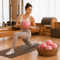 Mini ballon de Pilates et de yoga 15-25 cm, souple, anti-éclatement, léger, durable, logo personnalisé