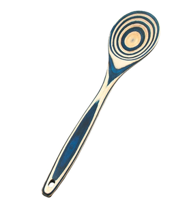 Cuchara de madera Nuevo estilo Juego de cubiertos de madera hechos a mano Cocina Hogar Proveedor al por mayor Cuchara impresa esmaltada - Product Image 2