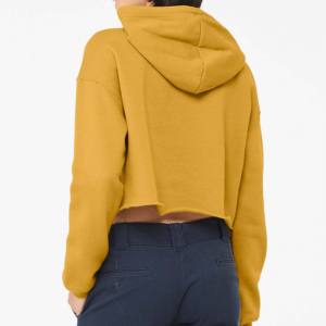 เสื้อครอปสตรีผ้าฝ้ายเสื้อครอปแบบ2023มีฮู้ดเสื้อครอป - Product Image 3