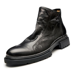 Chaussures de bureau en cuir véritable pour hommes avec semelle extérieure résistante à l'usure et semelle intérieure respirante, chaussures formelles - Product Image 1