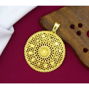Pendant Charms Dubai Indian Trendy Gold Plated Pendant Jewelry Set Fashion Jewelry Pendant - Product Image 6