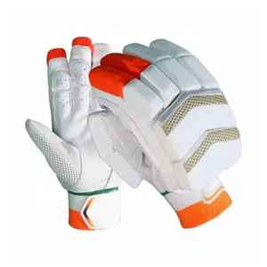 Guantes de Bateo de Cricket de Cuero Personalizados Pakistaníes, Diseño Único 2026, Ambidiestros, Transpirables / Personalización de Logotipo - Product Image 2