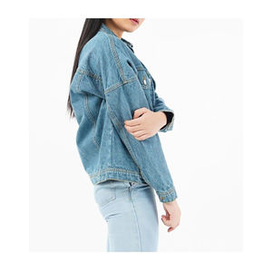 Vestes en jean d'hiver pour femmes de qualité supérieure dernière conception avec remplissage en coton Services OEM de haute qualité pour femmes - Product Image 2