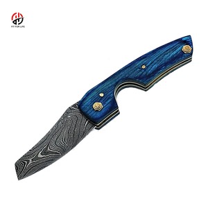 Venta caliente multifuncional Damasco acero cigarro accesorios personalizado cigarro cuchillo cortador con logotipo - Product Image 2