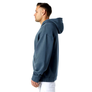 Premium Luxury Washed 500gsm Cotton Winter Fleece Eco-Friendly Oversized <b>Pullover</b> Hoodie <b>for</b> <b>Men</b> with Custom Logo - Product Image 2
