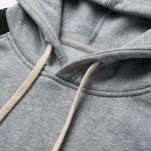 Nouveau survêtement pour homme en molleton de coton d'hiver, léger, respirant, de marque de mode originale, avec poche zippée, 2 pièces, décontracté, unisexe, sweat à capuche - Product Image 4