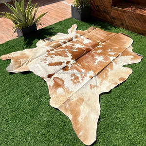 Alfombras de cuero de piel de vaca de nueva tendencia, alfombras de gran oferta para sala de estar, área grande, piel de vaca tradicional 100% hecha a mano - Product Image 5