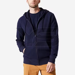Meilleures ventes : sweat-shirts d'hiver pour hommes, chauds, unis, décontractés, respirants, tissu écologique, fermeture éclair, impression en relief, doux, confortable à porter - Product Image 1