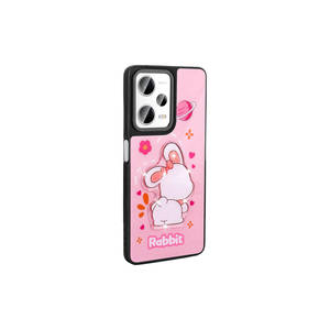 Funda de Silicona Rosa Premium para Redmi Note 12 Pro Plus 5G, con Figura Icónica en Relieve Brillante, Antihuellas, 8i 9a Xs Lined - Product Image 3