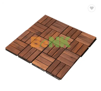 Tuiles de terrasse en acacia à emboîtement 12x12 pouces style classique moderne pour une utilisation extérieure dans la cuisine patio jardin directement Vietnam usine