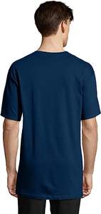 เสื้อยืดสำหรับผู้ชายทรงโอเวอร์ไซส์พิมพ์ลายแบบถักระบายอากาศได้สำหรับการโฆษณายามว่างพิมพ์ลายโอเวอร์ไซส์แบบกำหนดเองได้ - Product Image 4