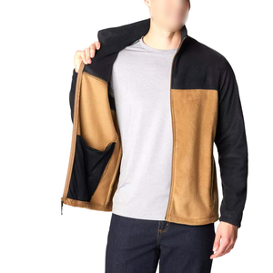 Chaquetas de lana polar para hombre con logotipo personalizado, cálidas para invierno con bolsillo completo con cremallera, para escalar montañas al aire libre, con calefacción, chaqueta de invierno - Product Image 4