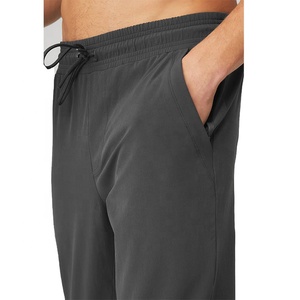 Pantalones Deportivos Personalizados de Secado Rápido para Gimnasio, Pantalones Deportivos Holgados de Cintura Alta, de Spandex y Poliéster para Hombre - Product Image 4
