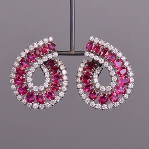 Pendientes de Diamante Cultivado en Laboratorio con Corte Esmeralda Verde Real, Plata de Ley 925, Certificado IGI, Diseño Bonito para Graduación - Product Image 3