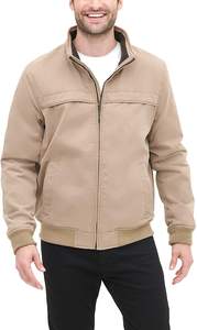 Blousons aviateur col montant manches longues Vente en gros Blouson aviateur homme zippé personnalisé Veste solide pour homme couleur personnalisée - Product Image 4