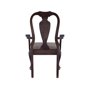 Chaise de salle à manger classique en bois massif avec siège rembourré, style traditionnel, pour hôtel, restaurant, usage domestique - Product Image 5