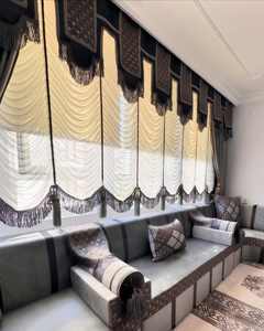 Asientos Orientales para el Suelo, Sofá Étnico, Sofá Árabe Majlis, Sofá Estilo Otomano, Conjunto Árabe Jalsa, Asientos Orientales de Lujo para el Suelo - Product Image 3