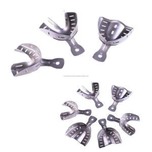 WORLD PRECISION SURGICAL Bandeja de Impresión Dental de Acero Inoxidable Perforada Manual Reutilizable Instrumento Dental Clase I CE - Product Image 3