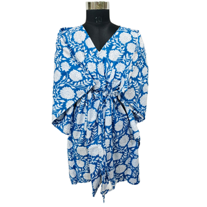 Kaftan court imprimé Jaipuri, vêtement pour femme, 1 pièce - Product Image 1