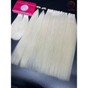 2024 Offre Spéciale Haute Qualité Lâche Vague Profonde Italien Curl Naturel Droit Double Dessiné Extensions Plat Trame Cheveux Bruts Couleurs Chaudes - Product Image 5
