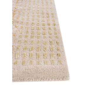 Tapis rectangulaire Blythe en laine et soie de bambou noué à la main, motif abstrait, pour la maison, le couloir, la salle, en viscose (7003 (Cs-01)) - Product Image 4