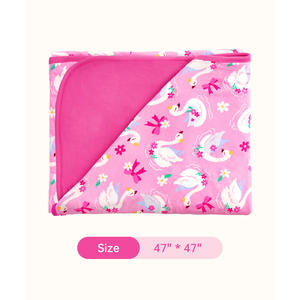 ผ้าห่อตัวเด็กทารก ลายหงส์ ซอง ซาง ผลิตจากใยไผ่ สำหรับอุปกรณ์เย็บผ้า - Product Image 4