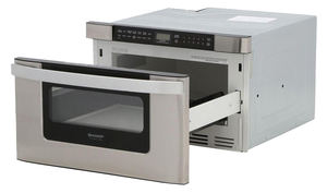 HORNEOS DE MICROONDAS DISPONIBLES EN STOCK, Horno de Cajón de 24 Pulgadas, 1.2 Pies Cúbicos, 950 Vatios, Panel de Control Táctil Inclinado, Acero Inoxidable - Product Image 3