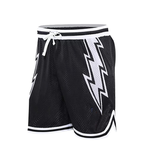 Pantalones cortos de baloncesto sublimados para adultos Cordón Diseño personalizado Ropa deportiva Pantalones cortos de entrenamiento de baloncesto - Product Image 4