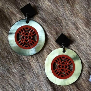 Nouveau design!!! Boucle d'oreille en corne de buffle d'eau/bijoux de boucle d'oreille/boucle d'oreille en corne en vrac par glowin fashion - Product Image 5