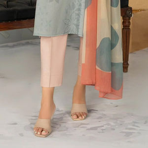 2025 traje de lino Salwar Kameez pakistaní de alta calidad para mujer, ropa de mujer de alta calidad, producto de venta superior, traje de lino - Product Image 3