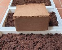 Bloc de tourbe de coco fabriqué au Vietnam, 5 kg, briquettes de tourbe de coco pour plantes