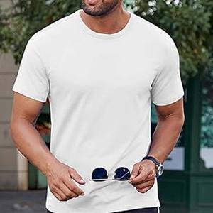 Camisetas de algodón Eversoft para hombre, camisetas transpirables y que absorben la humedad, camiseta con logotipo personalizado - Product Image 1