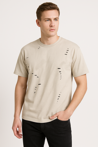 Tela de Punto Jacquard de Algodón, Poliéster y Elastano de 220 g/m² de Calidad Personalizada para Camisetas Cómodas - Product Image 3