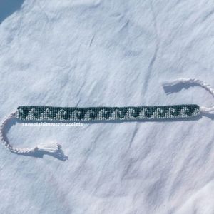 Bracelet en perles de rocaille brodées d'Inde, fait à la main pour femmes et filles, perles de pierre - Product Image 3