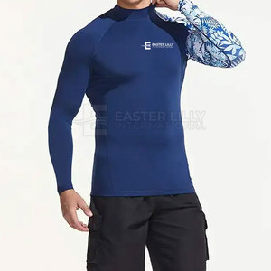 MOQ bajo, precio asequible, alta movilidad y rendimiento mejorados con camiseta de manga larga para hombre para correr y entrenar. - Product Image 2