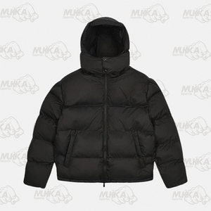 Chaqueta acolchada con cremallera impermeable personalizada para hombre con material de poliéster/nailon de alta calidad, ligera y transpirable - Product Image 1