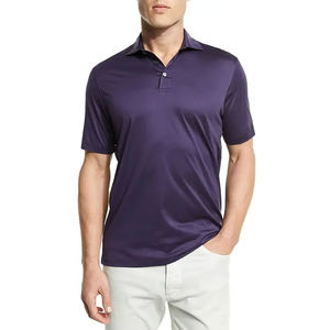 Camiseta Polo de algodón transpirable con estampado de transferencia de calor, Camiseta estilo Polo para hombre, ropa informal ligera de algodón con logotipo personalizado - Product Image 4