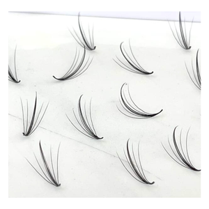 Top 5D Wispy pelo sintético volumen completo extensiones de pestañas hechas a mano nuevo suave OEM etiqueta privada personalizada para hermoso maquillaje diario - Product Image 1