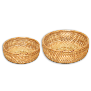 VENTA CALIENTE Exportación desde Vietnam Cesta de ratán versátil Ideal para regalos, almacenamiento y uso doméstico - Product Image 1