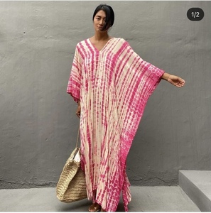 Organic Tie-Dye Sarong Batik pintado a mano tela de rayón ropa ecológica transpirable camisa de punto ropa interior tejida - Product Image 3