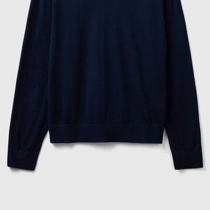 เสื้อยืดผู้ชายแฟชั่นแขนสั้นคอกลมสีทึบพิมพ์ลายผ้าเจอร์ซีย์น้ำหนัก240กรัมลำลองฤดูร้อน - Product Image 5