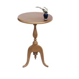 Recién llegado, mesa auxiliar de aluminio para sala de estar con parte superior de madera y fondo blanco, decoración de oficina, mesa de centro pulida - Product Image 6