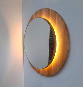 wall <b>mirror</b>, round wall <b>mirror</b>, framed wall <b>mirror</b>, decorative <b>mirror</b>, hotel <b>mirror</b>, living room <b>mirror</b>, luxury wall <b>mirror</b>, - Product Image 3
