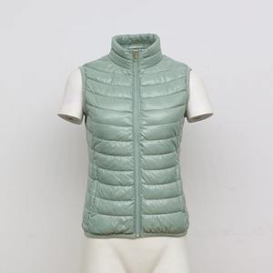 Parkas cálidas de Invierno para mujer, chaqueta acolchada de manga larga con capucha delgada de longitud media de Color sólido, abrigos con cremallera - Product Image 4