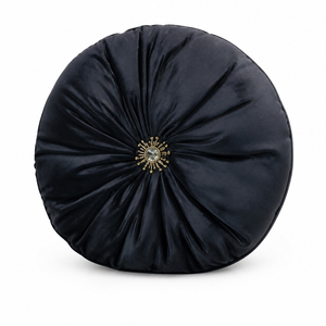 ปลอกหมอนอิงลายปักผ้าแจ็คการ์ดสีดำ พร้อมซิปตกแต่ง - Product Image 2
